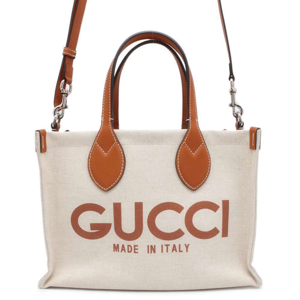 Gucci Mini GUCCI Print Tote Bag with Pouch